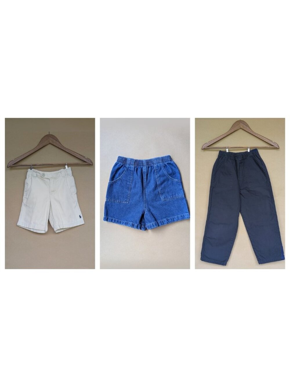 Shorts & Pants Trio — Sizes 5–5T